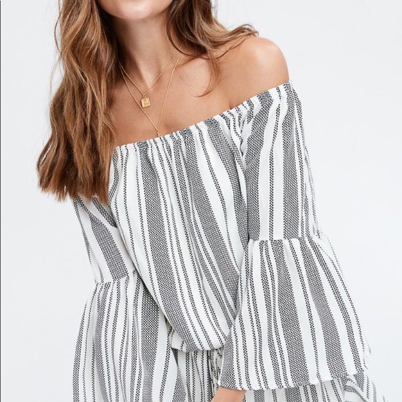 Juliette Striped Romper - Picture 3 of 5
